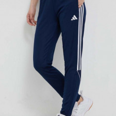 adidas Performance pantaloni de antrenament Tiro 23 League culoarea bleumarin, cu imprimeu HS3539