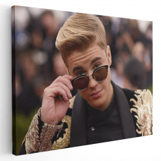 Tablou afis Justin Bieber cantaret 2281 Tablou canvas pe panza CU RAMA 40x60 cm