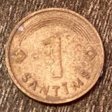 C50 - Moneda foarte veche - Letonia - 1 santims - 1992, Europa