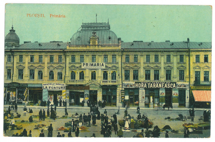 983 - PLOIESTI, Market, Romania - old postcard - unused