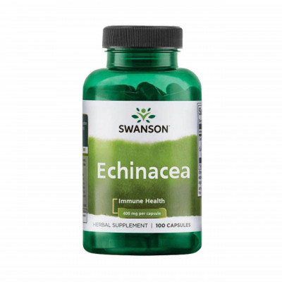 Echinacea 400 miligrame 100 capsule Swanson foto