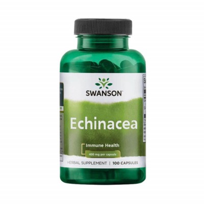 Echinacea 400 miligrame 100 capsule Swanson foto