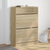 VidaXL Pantofar cu 2 sertare rabatabile, stejar sonoma, 80x34x116 cm 3214408