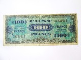 Franta 100 Francs 1944 seria 7,bancnota din imagini