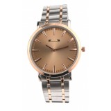 Ceas de mana barbati elegant, argintiu Matteo Ferari - MF10027REDSILVER