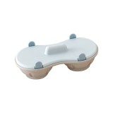 Recipient din Plastic Flippy, pentru PRegatit Oua la Microunde, 2 vase, Albastru