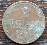 (M1975) MONEDA AUSTRIA - 2 KREUZER 1851, LIT. A, MONETARIA VIENA, Europa