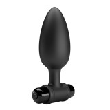 Pretty Love Vibro Plug II - Dop Anal cu Vibrație, 11,8 cm, Orion