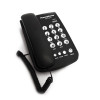 Telefon fix cu fir, functie mute, pause, reapelare, flash, 16 taste mari culoare negru MultiMark GlobalProd