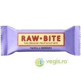 Baton Raw cu Fructe de Padure si Vanilie fara Zahar Adaugat si fara Gluten Ecologic/Bio 50g