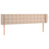 Cumpara ieftin Tablie pat cu aripioare cappuccino 203x23x78/88cm piele eco