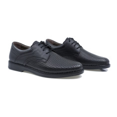 Pantofi Barbati, Dim-105-3, Eleganti, Piele Naturala, Negru