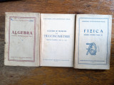 Lot 3 manuale Algebra, Trigonometrie si Fizica anii 50 / R8P3S, Alta editura