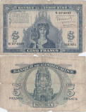 1944, 5 Francs (P-48) - Noua Caledonie