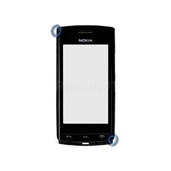 Ecran Nokia 500 Capac frontal Ecran tactil negru