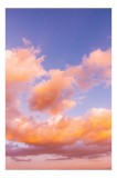 Tablou Canvas Apus de vis cu nori aurii pentru decorarea interiorului, 26 x 39 cm, CMCLASS