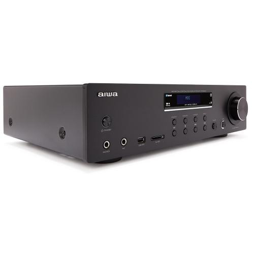 AIWA 120 W RMS STEREO AMPLIFIER with BLUETOOTH Black