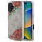 Husa originala Guess iPhone 16 Hardcase 4G Flower Print MagSafe, roz, GUHMP16SP4ROPEMCP