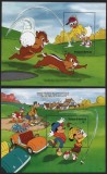 Antigua &amp; Barbuda MNH 1991 - Disney desene animate golf - colite