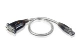 Adaptor USB to RS-232 Aten UC232A-AT. Culoarea produsului: Din o&Aring;&pound;el inoxidabil, Transparente, Negru, Lungime cablu: 0,35 m, Conector 1: USB Tip-A. Ca