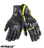 Manusi copii racing vara Seventy model SD-R2K negru/galben Negru/galben XXS (5 cm)