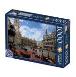 Cumpara ieftin Puzzle adulti D-Toys Locuri celebre - Bruxelles, 1000 piese