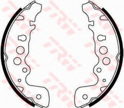 Set saboti frana SUZUKI VITARA Cabrio (ET, TA) (1988 - 2002) TRW GS8670 foto