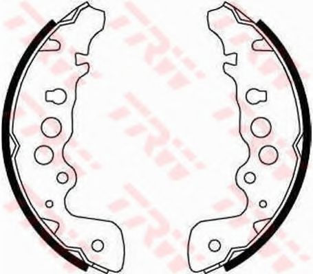 Set saboti frana SUZUKI GRAND VITARA I Cabriolet (GT) (1998 - 2005) TRW GS8670