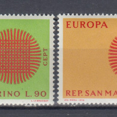 SAN MARINO 1970 EUROPA CEPT SERIE MNH