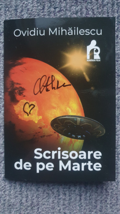 CD Ovidiu Mihailescu, Scrisoare de pe Marte, cu autograf