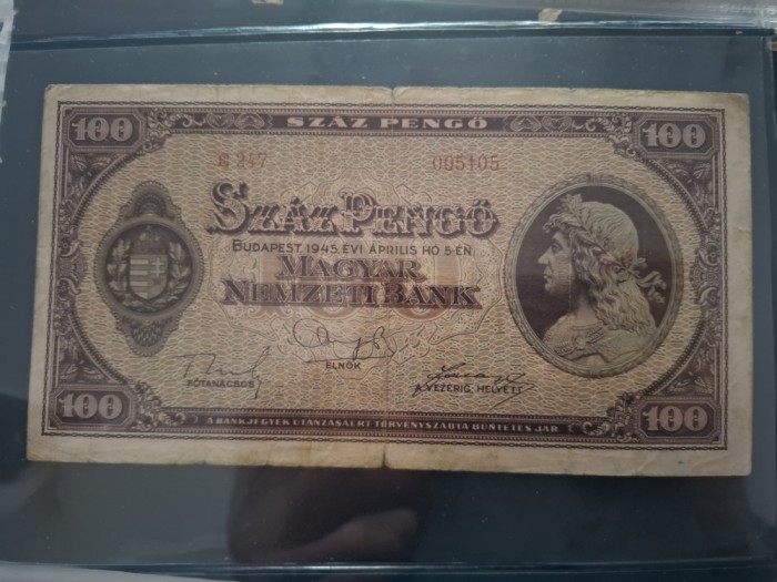 100 pengo 1945