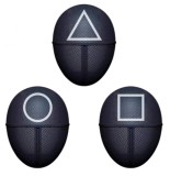 Cumpara ieftin Set 3 Masti Squid Game Carnaval, Triunghi, Cerc, Patrat, Negre, Cosplay, Petrecere, Ideallstore