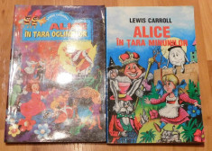 Alice in tara minunilor/ Alice in tara oglinzilor de Lewis Carroll foto