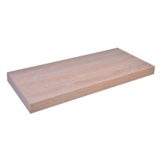 Raft de Perete, Model MDF, Sistem de Montare Ascuns, 60x23.5x3.8 cm, Culoare Naturala