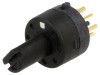 Comutator rotativ 3 poziții 0,5A 24VDC 1 secțiune 45&deg;