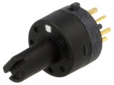 Comutator rotativ 3 poziții 0,5A 24VDC 1 secțiune 45&deg;
