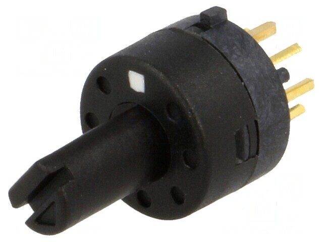Comutator rotativ 3 poziții 0,5A 24VDC 1 secțiune 45&deg;