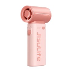 Mini ventilator portabil USB-C premium JisuLife, roz, Life9 foto