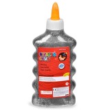Adeziv lichid cu glitter argintiu 200 ml pentru proiecte creative, CMCLASS