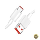 Cablu Date si Incarcare USB-A - USB-C Xiaomi 60W 1m Alb 4501000021PG