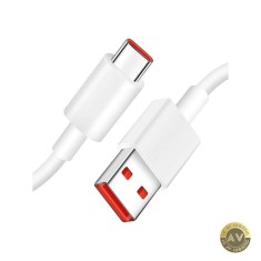 Cablu Date si Incarcare USB-A - USB-C Xiaomi 60W 1m Alb 4501000021PG
