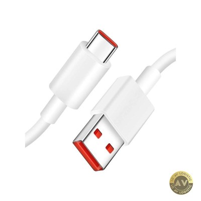 Cablu Date si Incarcare USB-A - USB-C Xiaomi 60W 1m Alb 4501000021PG foto