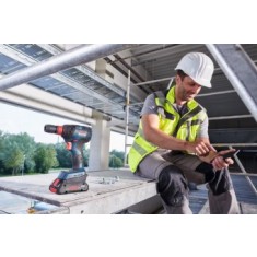 Bosch GDX 18V-200C Masina de infiletat si desfiletat cu impact cu acumulator + 2 x Acumulatori GBA 18V 5.0Ah + Incarcator rapid GAL 1880 CV + L-Boxx -