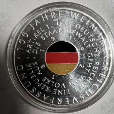 SV * Germania 20 EURO 2019 * ARGINT * UNC+ în capsulă