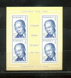 ROMANIA 2006 - CENTENAR LEOPOLD SENGHOR, BLOC, MNH - LP 1714a