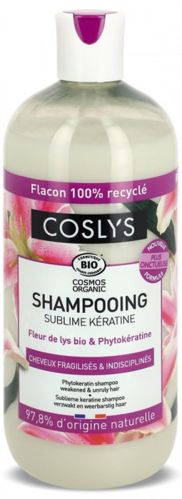 Sampon BIO reparare si intarire par slab si despicat, cu crin si fitocheratina(format mare) Coslys
