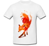 Tricou &quot; Fox art &quot;