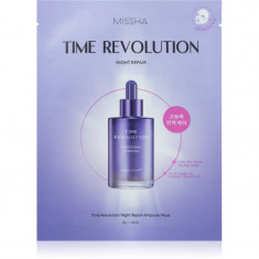 Missha Time Revolution Night Repair Ampoule mască facială de pânză cu efect anti-rid 30 g