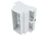 Carcasă ABS gri pentru șină DIN 89x106x65mm