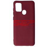Husa Silicon Burgundy Samsung Galaxy A21s, High Copy, Protectie Premium